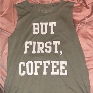 Thick strapped graphic tank